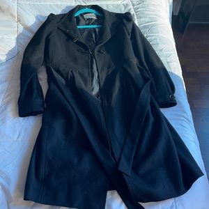 YSL Peacoat! So flattering